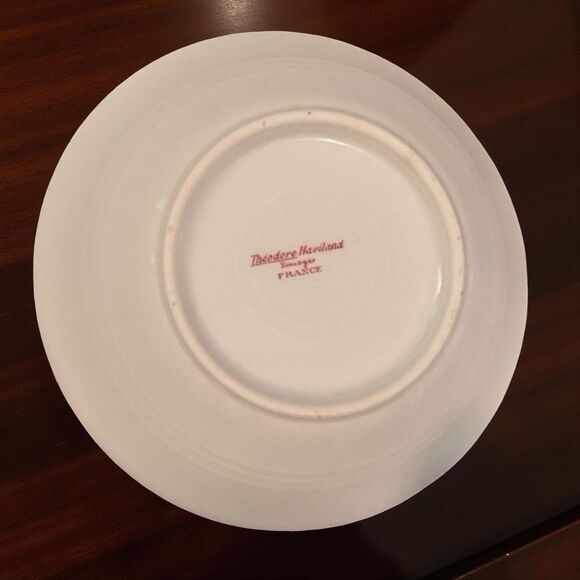 Antique Theodore Haviland Limoges Porcelain Bread & Butter Plate 6.5” - Picture 4 of 4